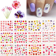 12 Designs Nail Stickers - BigDigss