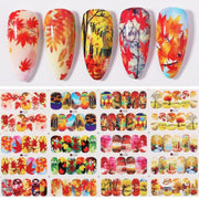 12 Designs Nail Stickers - BigDigss