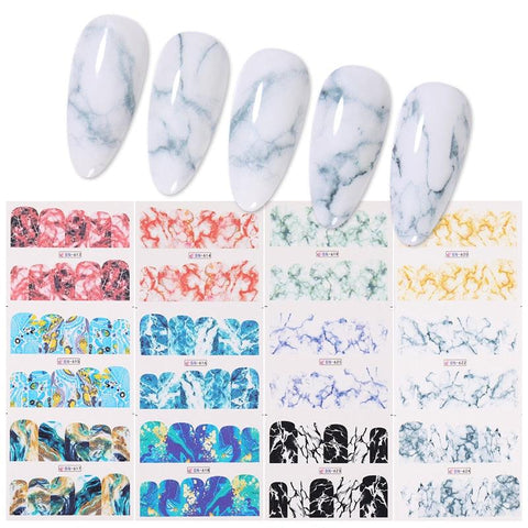 12 Designs Nail Stickers - BigDigss