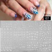 12 Designs Nail Stickers - BigDigss