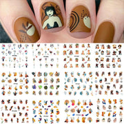 12 Designs Nail Stickers - BigDigss