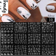 12 Designs Nail Stickers - BigDigss