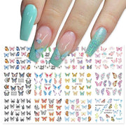 12 Designs Nail Stickers - BigDigss