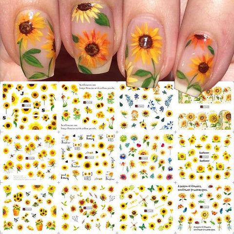 12 Designs Nail Stickers - BigDigss