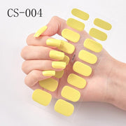 16pcs/sheet Glitter Nail Stickers - BigDigss