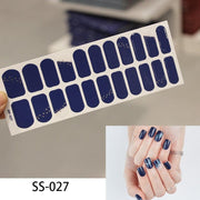 16pcs/sheet Glitter Nail Stickers - BigDigss