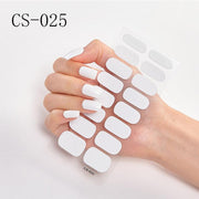 16pcs/sheet Glitter Nail Stickers - BigDigss