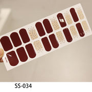 16pcs/sheet Glitter Nail Stickers - BigDigss