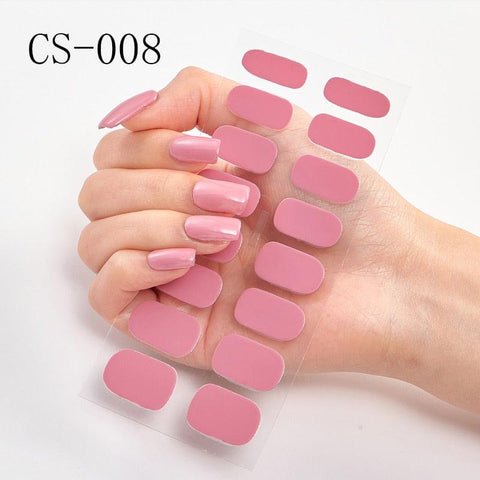 16pcs/sheet Glitter Nail Stickers - BigDigss