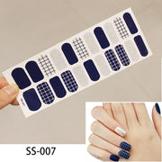 16pcs/sheet Glitter Nail Stickers - BigDigss